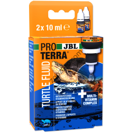 Течни мултивитамини за водни и блатни костенурки, 2х10 мл. - JBL PROTERRA TURTLE FLUID