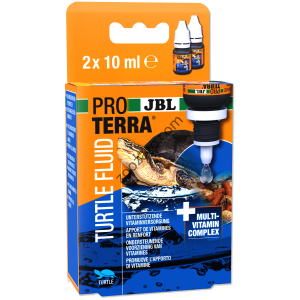 Течни мултивитамини за водни и блатни костенурки, 2х10 мл. - JBL PROTERRA TURTLE FLUID