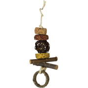 Играчка с лакомства за Папагали 100 гр. - JR FARM Natural Gourmet String Large