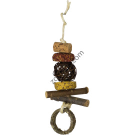 Играчка с лакомства за Папагали 100 гр. - JR FARM Natural Gourmet String Large