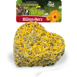 JR Farm Grainless Heart with Petals - сърце с билки и зеленчуци за Гризачи 90 гр.