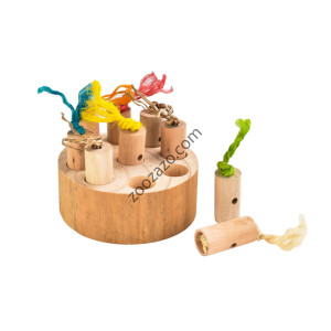 Дървена играчка за голям Папагал 12,5 x 12,5 x 5 см. - Benelux