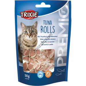 Лакомство - рулца с риба тон за Котка 50 гр. - Trixie