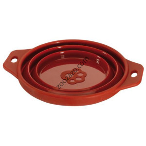 Ferplast - сгъваема гумена купичка за вода или храна Ø 14 / 6.5 cm - 0.5 L