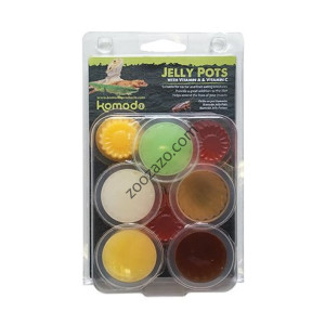 Плодови желета за влечуги 8 бр. - Komodo Jelly Pots Mixed Flavours