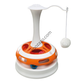 Играчка за Котки, въртележка с играчка. Включени две топки - Ferplast