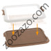 Hygienic Pad Tray Small - хигиенна подложка за Кучета 49 / 36 / 3 см. - Ferplast