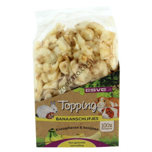 Лакомство от сушени натурални бананови резенчета 125 гр. - Esve Topping Banana slices Rodents