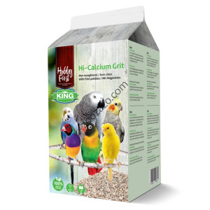 Витамини и минерали, Шарен Грит за Птици 1,5 кг. - Hobby First Hi-Calcium Grit