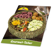 Гурме чиния за гризачи и мини зайчета 100 гр. - JR FARM Gourmet-Plate