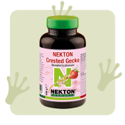 Пълноценна храна специално за плодоядни Гекони с Ягода, 100 гр. - NEKTON-Crested-Gecko Strawberry pleasure