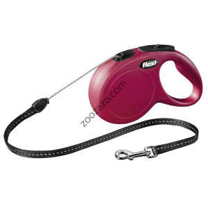 Повод Flexi New Classic - Cord S / 12кг / 8м
