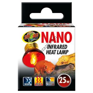 Нано инфрачервена лампа за отопление 25W - ZooMed Nano Infrared Heat Lamp