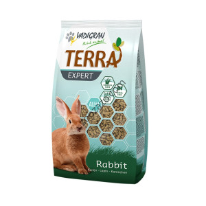 Храна за Декоративни Зайци БЕЗ зърно 900 гр. - Vadigran TERRA EXPERT Timothy Rabbit