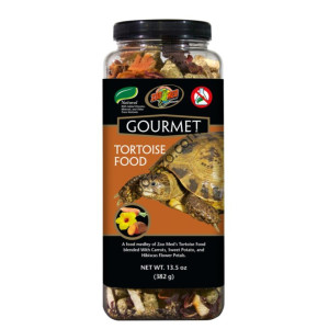 Гранули за сухоземни растителноядни костенурки, 382 гр. - ZooMed Gourmet Tortoise Food
