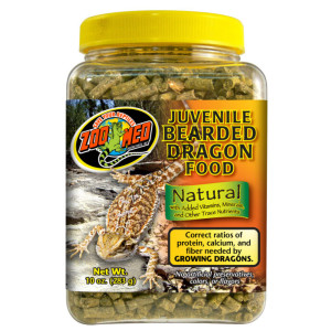 Храна на гранули за подрастващи брадати агами 283 гр. - ZooMed Bearded Dragon Food – Juvenile Formula