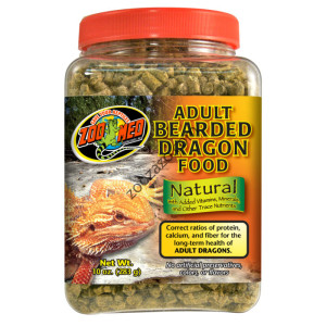 Храна на гранули за възрастни брадати агами 283 гр. - ZooMed Bearded Dragon Food – Adult Formula