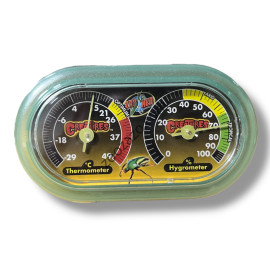 Прецизен аналогов Термометър и Влагомер - ZooMed Creatures Dual Thermometer & Humidity Gauge