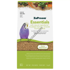 Натурални Гранули за малки и средни Папагали, 1 кг. - ZuPreem Essentials Natural