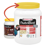 Nutri Bird A19- Храна за ръчно хранене на Новоизлюпени Големи Папагали 