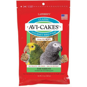 Лакомство с 50% семена и 50% пелети за папагали, 340 гр. - Lafeber Classic Avi-Cakes Parrot Лакомство с 50% семена и 50% пелети за папагали, 340 гр. - Lafeber Classic Avi-Cakes Parrot
