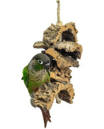 Коркова играчка за птици, 30 х 12 х 7 см. - Back Zoo Nature Cork Play Tower S