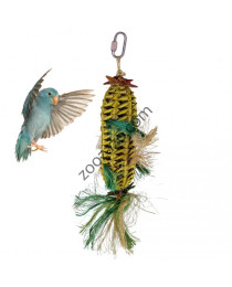 Цветна и забавна играчка за Папагали, 6 х 6 х 35 см. - Back Zoo Nature Napa Melon Pinata Small