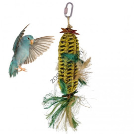 Цветна и забавна играчка за Папагали, 6 х 6 х 35 см. - Back Zoo Nature Napa Melon Pinata Small