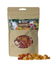 Сушени кубчета папая за птици и гризачи, 250 гр. - Back Zoo Nature Papaya Cubes