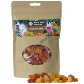 Сушени кубчета папая за птици и гризачи, 250 гр. - Back Zoo Nature Papaya Cubes