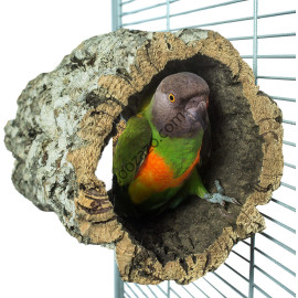 Естествено убежище от корк за птици, Ø22 х 19 см. - Back Zoo Nature Trunkhut Medium