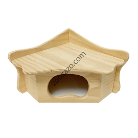 Дървена къщичка за Гризачи 35 x 26 x 19 cм. - Benelux