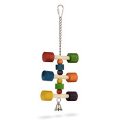 Играчка за Папагал от дървени кубчета 11 x 31.5 см. - Padovan Bird Toys