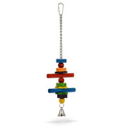 Играчка за Папагал от дървени кубчета 9 x 32.5 см. - Padovan Bird Toys