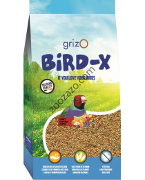 Храна за тропически финки с плодове, 1 кг. - BIRD-X Exotic Mix + Fruits