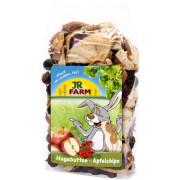 Чипс от сушени ябълки и шипки за Гризачи 125 гр. - JR FARM