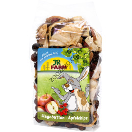 Чипс от сушени ябълки и шипки за Гризачи 125 гр. - JR FARM
