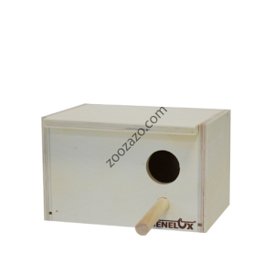 Дървено гнездо за малки птички 15 x 11,5 x 9,5 cм. - Benelux
