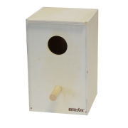 Дървено гнездо за папагали и птички 16 x 15 x 24,5 cм. - Benelux