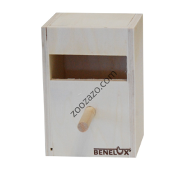 Дървено гнездо за малки птички 10 x 9,5 x 14,5 cм. - Benelux