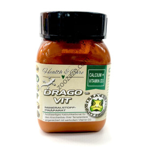 Калций на прах за влечуги + добавен витамин D3, 150 гр. - DRAGON-VIT Calcium + Vitamin D3