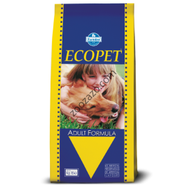 Ecopet Adult Formula - Пълноценна, балансирана храна за кучета в зряла възраст 15+5 кг.