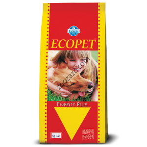 Ecopet Energy - Пълноценна, балансирана храна за работещи на кучета 15 кг.