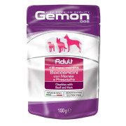 Пауч хапки DOG GEMON Adult - с говеждо и шунка за Кучета 100 гр. 