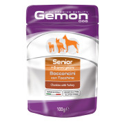 Пауч хапки DOG GEMON Senior - с пуйка за възрастни Кучета 100 гр. 