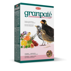Пълноценна храна за птици, хранещи се с насекоми и плодове 1 кг. - GranPâtée fruits