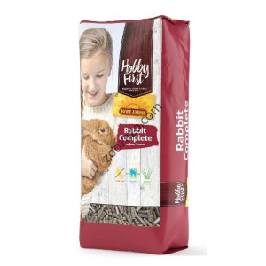 Храна за Декоративни Зайци БЕЗ зърно 10 кг. - Hobbyfirst Hope Farms Rabbit Complete