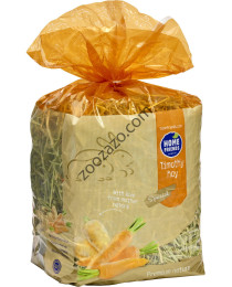 Тимотейско сено с морков и пащърнак за зайци и гризачи, 600 гр. - Home Friends Timothy Hay Carrot + Parsnip