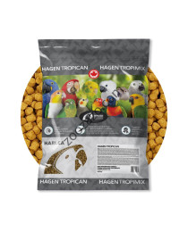 Гранули Тропикан за Папагали - високоефективна формула за папагали с повече протеин, 8 мм гранула, 7,5 кг. - Hagen Tropican High Performance Formula for Parrots