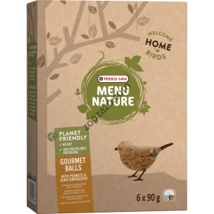  Menu Nature Gourmet - топки с фъстъци и белени слънчогледови семки 6х90 гр. (540 гр.)